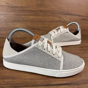 Olukai Pehuea Li Women's size 9 Gray Casual Shoes Sneakers